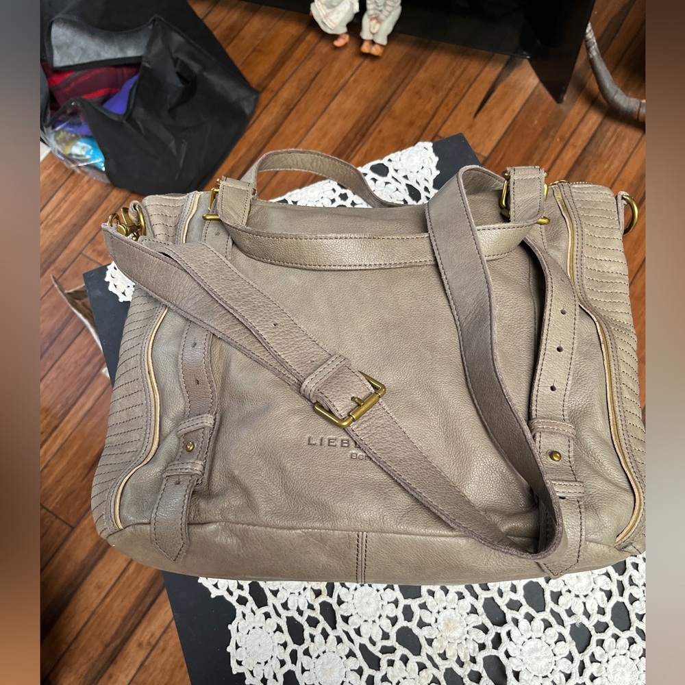 NEW!! Liebeskind Taupe Leather Bag